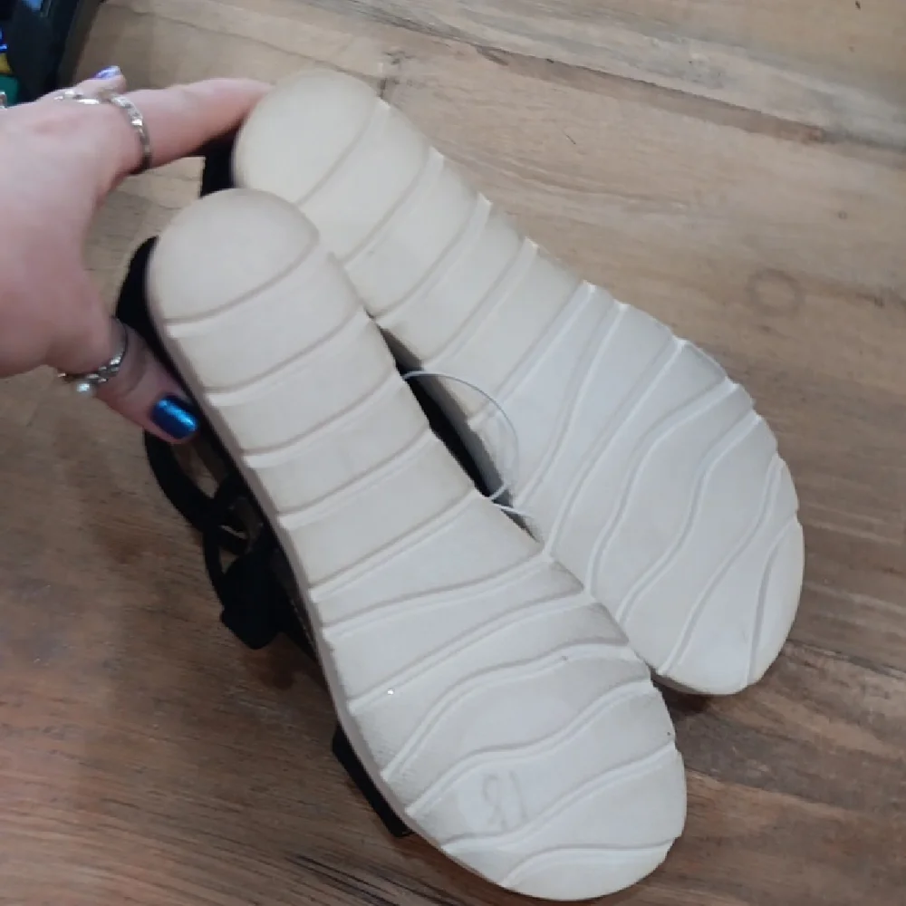 Diba Black and Gold Women's Sandals - Picture 5 of 5